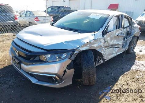 2019 Honda Civic Ex from USA, damaged, VIN JHMFC1F35KX014574